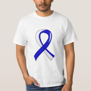 Camiseta Fita branca azul 3 do ALS