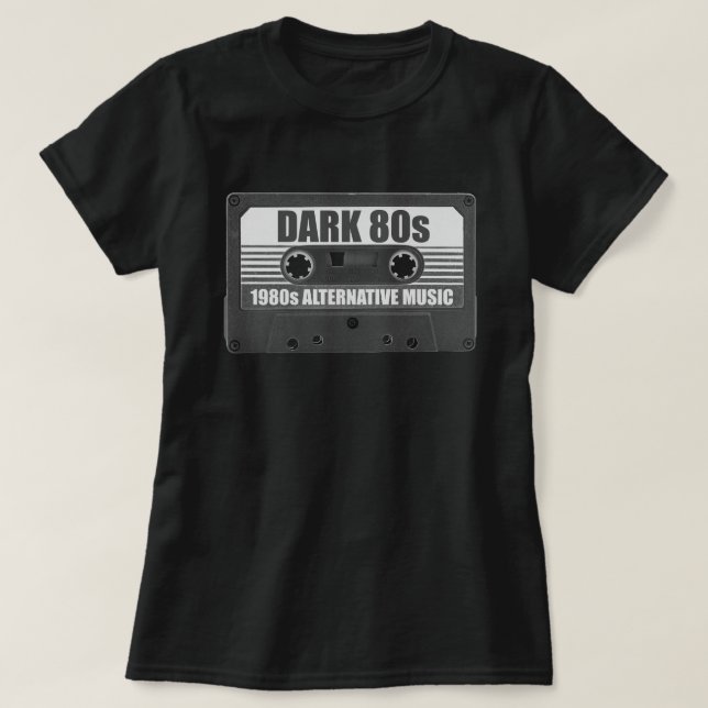 Camiseta Fita Cassete DARK 80s (Frente do Design)