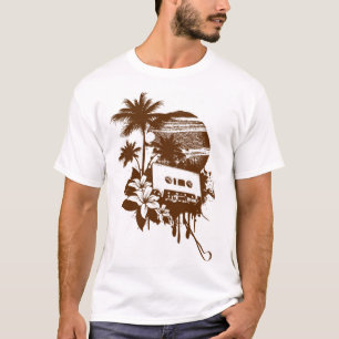 Camiseta Fita Cassete do Paraíso Tropical Vintage Estética