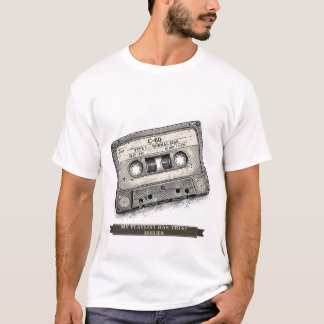 Camiseta Fita Cassete Engraçada "Minha Playlist Tem Problem