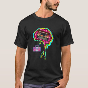 Camiseta Fita Cassete Hip Hop da Escola Antiga Retro 80s 90