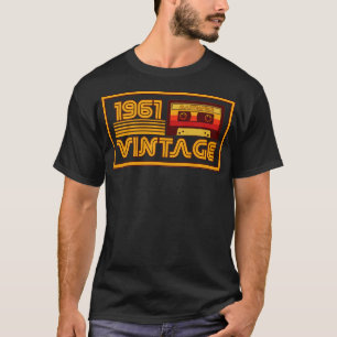 Camiseta Fita Cassete Peça de Coleção Vintage Retro 1961