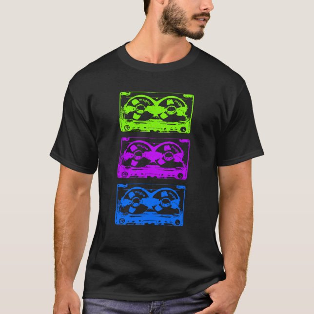 Camiseta Fita Cassete Retro (Frente)