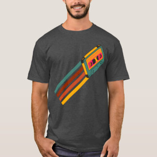 Camiseta Fita Cassete Retro Humor dos Anos 70