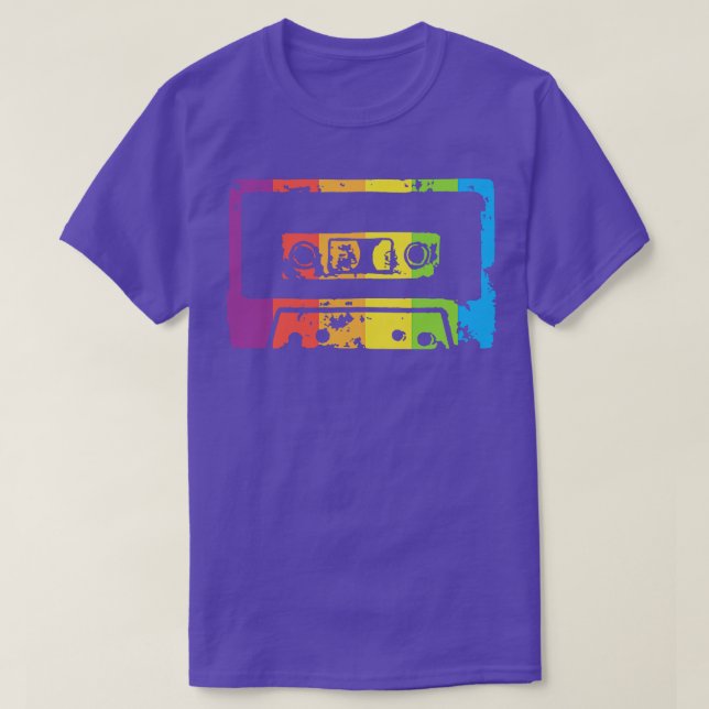 Camiseta Fita Cassette Rainbow (Frente do Design)