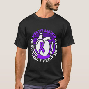 Camiseta Fita Conscientização Overdose Perdeu Irmão Memória