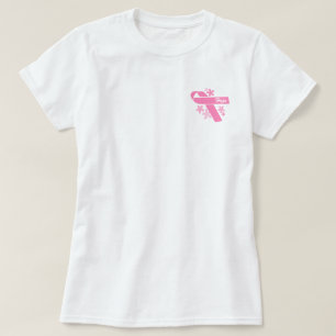Camiseta Fita cor-de-rosa