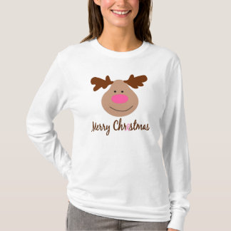 Camiseta Fita cor-de-rosa Rudolph