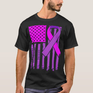 Camiseta Fita da Bandeira Americana Conscientização do Suic