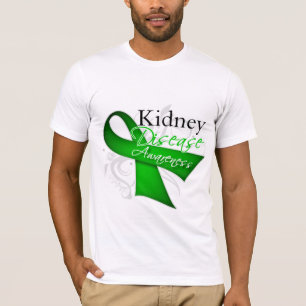 Camiseta Fita da consciência da doença renal