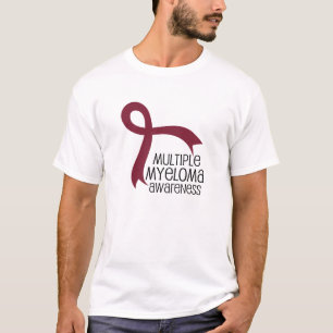 Camiseta Fita da consciência do mieloma múltiplo