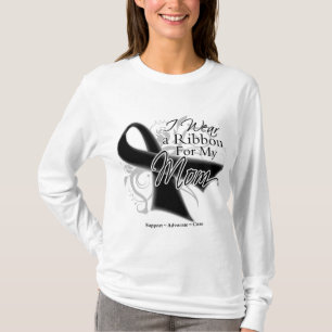 Camiseta Fita da mamã - cancer de pele da melanoma