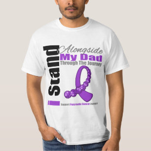 Camiseta Fita da viagem para o câncer de pâncreas (pai)