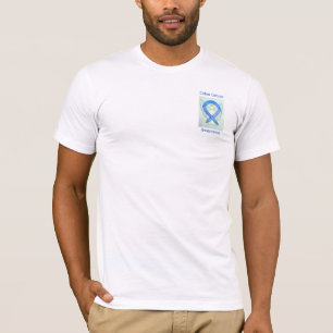 Camiseta Fita de Anjo Personalizada de Sensibilização do Ca