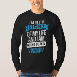 Camiseta Fita de Apoio à Conscientização do Linfedema Luta