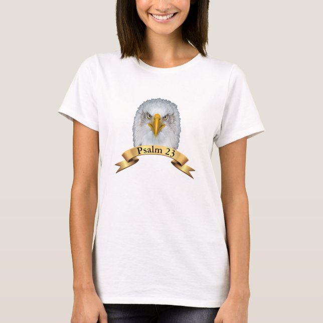 Camiseta Fita de aves e ouros de águia majestosa com salm 2 (Frente)
