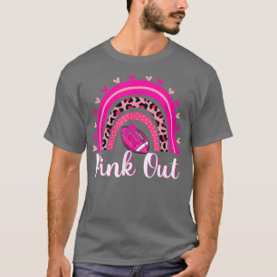 Camiseta Fita de câncer de mama arco-íris rosa