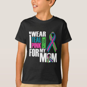 Camiseta Fita de câncer de mama Para A Consciência Do Cance