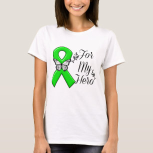 Camiseta Fita De Consciência Verde Para O Meu Herói