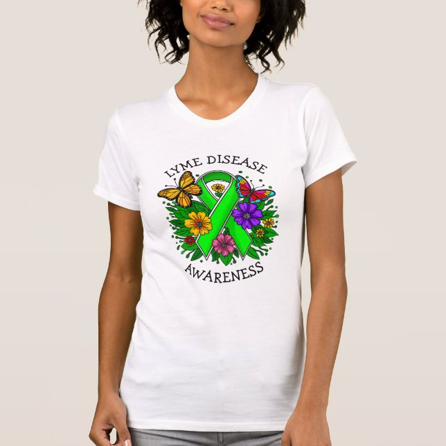 Camiseta Fita de Conscientização da Doença de Lyme (Frente)