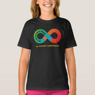 Camiseta Fita de Conscientização do Autismo Suporte Filha