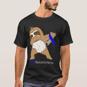 Camiseta Fita de Conscientização sobre Diabetes T1d Sloth D