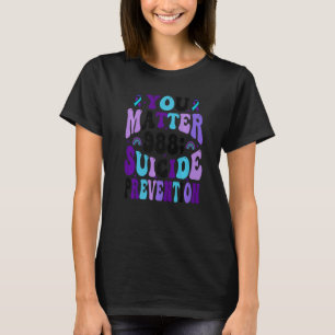 Camiseta Fita de Conscientização sobre Prevenção de Suicídi