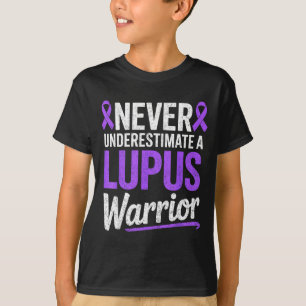 Camiseta Fita de conscientização subestimar um guerreiro do