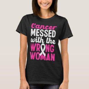 Camiseta Fita de Design de Sobrevivente de Câncer de Pulmão