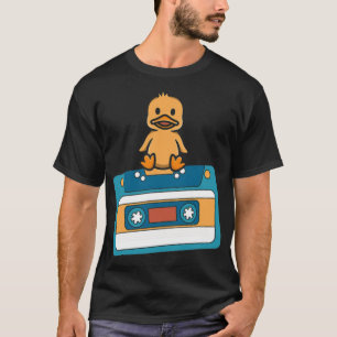 Camiseta Fita de Duto Engraçada Humor Pato Pato Labrador Pa