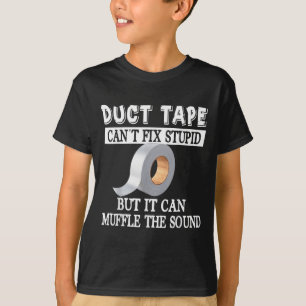 Camiseta Fita de Duto Engraçada não consegue consertar o St