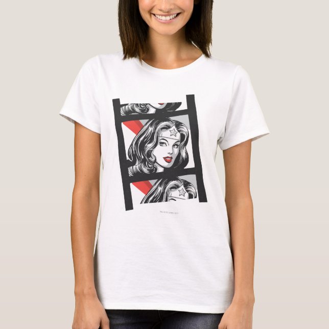 Camiseta Fita de Filme de Mulher Maravilha (Frente)