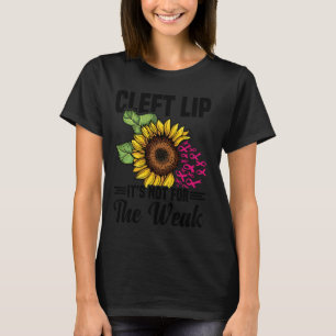 Camiseta Fita de Fita Esquerda e Fenda Palatina Forte