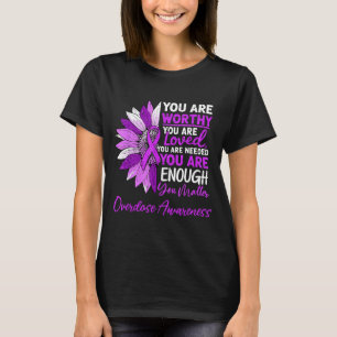 Camiseta Fita de Girassol de Conscientização sobre Sobredos