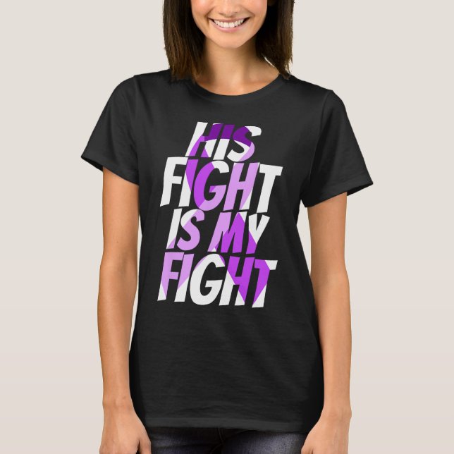 Camiseta Fita de Heimerheimer Conscientização da Doença de  (Frente)