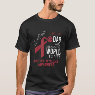 Camiseta Fita De Mieloma Múltiplo Para Pai