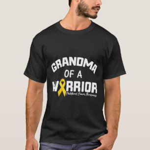 Camiseta Fita de ouro e Cancer de infância amarelo da fita
