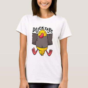 Camiseta Fita de Pato Engraçado