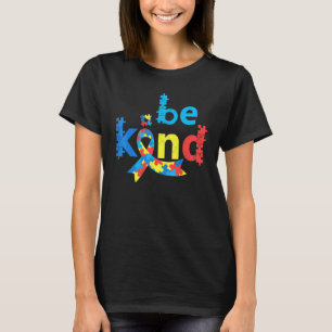 Camiseta Fita de Peça de Quebra-Cabeça do Mês de Conscienti