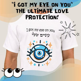 Camiseta Fita de Proteção dos Olhos de mau