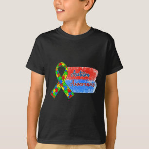 Camiseta Fita de Puzzle Dia Mundial de Conscientização do A