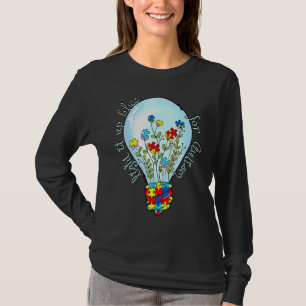 Camiseta Fita de Puzzle do Autismo Ilumine de Azul Pelo Aut