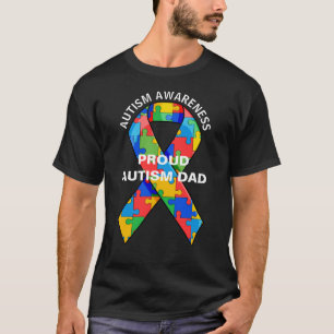 Camiseta Fita de Quebra-cabeça do Pai do Autismo Ortoso Pe