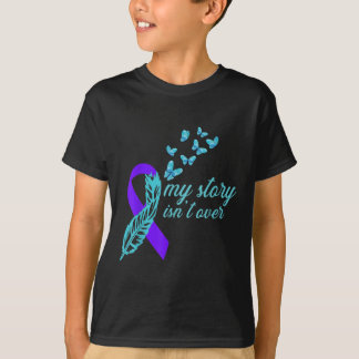 Camiseta Fita de sensibilização - borboletas - prevenção do
