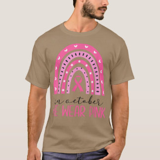 Camiseta Fita de Sensibilização do Cancer Outubro Vestimos 