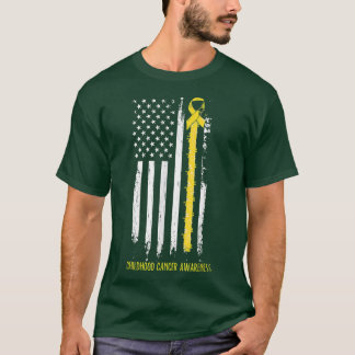 Camiseta Fita De Sensibilização Para A Infância Do Cancer E