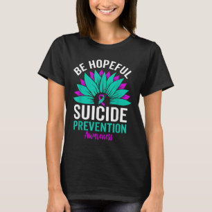 Camiseta Fita de Sensibilização para a Prevenção do Suicídi