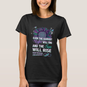 Camiseta Fita De Sensibilização Para A Prevenção Do Suicídi