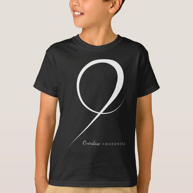 Camiseta Fita de Sensibilização para a Sobredosagem de Medi (Frente)