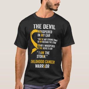 Camiseta Fita de Sensibilização para o Cancer da Infância s
